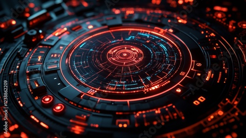 Wallpaper Mural Science fiction interface design Torontodigital.ca