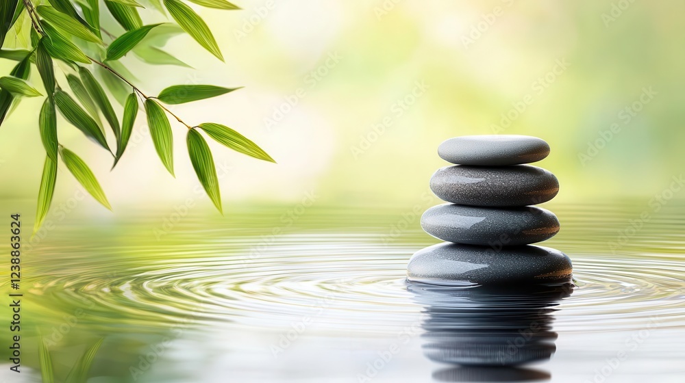 zen stones and bamboo zen stones and bamboo