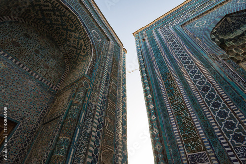 Mausoleums of Shah-i-Zinda in Samarkand, Uzbekistan photo