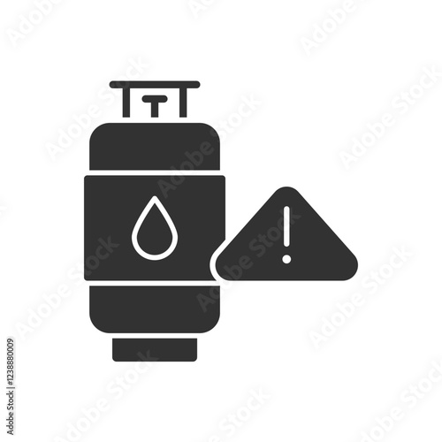 Gas Cylinder Warning Icon