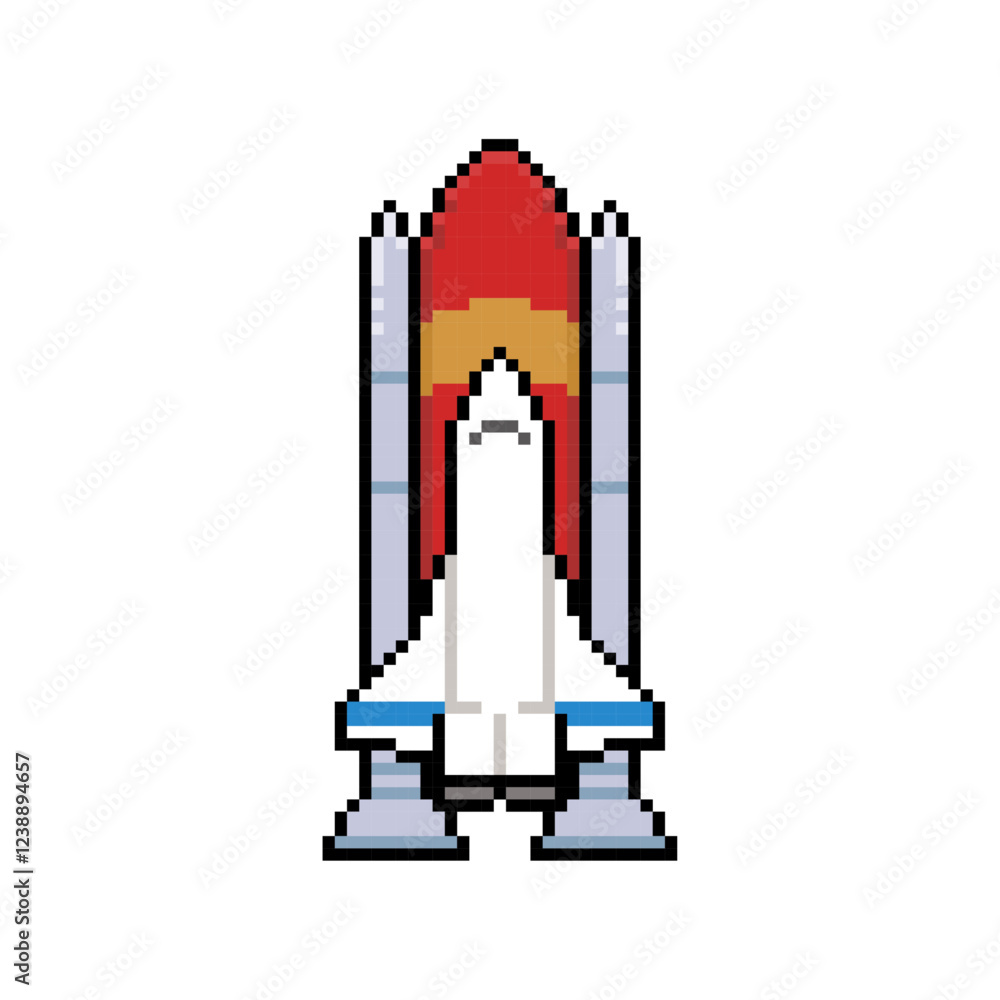 SPACE AIR PLANE PIXEL ART SPACE AIR PLANE PIXEL ART