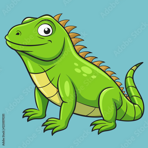 Iguana vector illustration