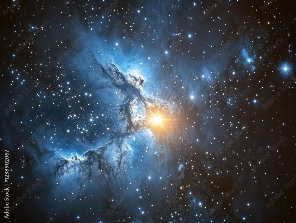Fototapeta premium Galaxy Amidst the Stars