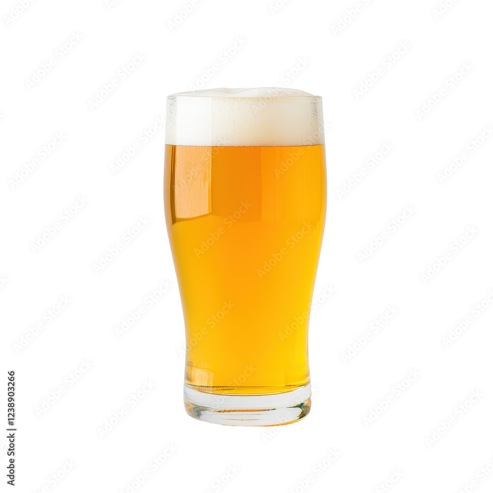 A refreshing glass of golden beer with a frothy head, perfect for any occasion. A refreshing glass of golden beer with a frothy head, perfect for any occasion.