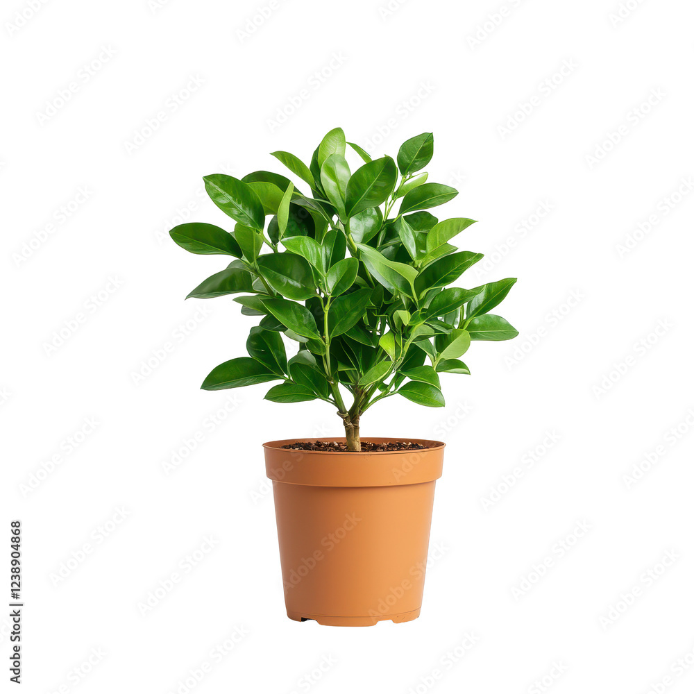 A vibrant green potted plant adds freshness to any indoor space. A vibrant green potted plant adds freshness to any indoor space.