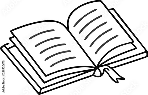 Book icon for design 