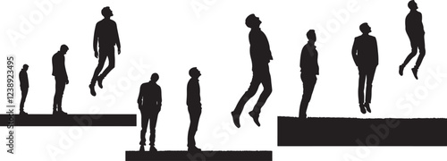 Highly Detailed People Silhouettes