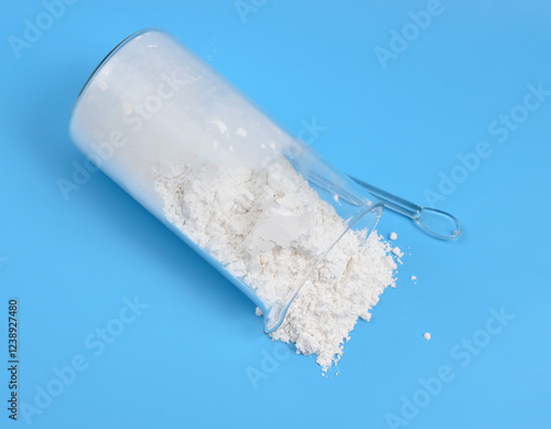 Calcium stearate is a carboxylate salt of calcium, classified as a calcium soap photo