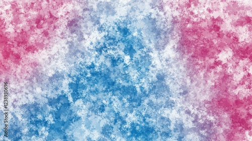 Abstract pink and blue watercolor texture background.