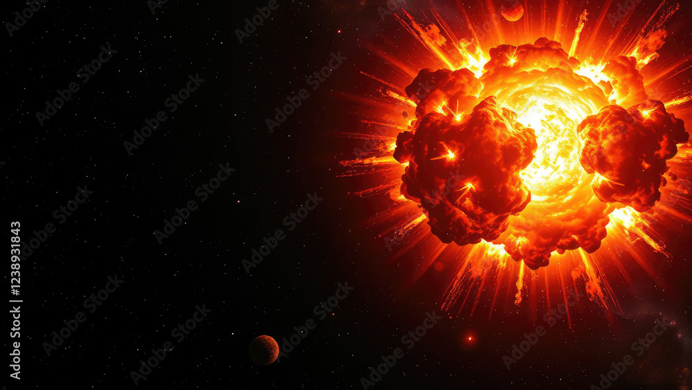 High-resolution image of a supernova in outer space, supernova, explosion, bright colors, astronomy High-resolution image of a supernova in outer space, supernova, explosion, bright colors, astronomy