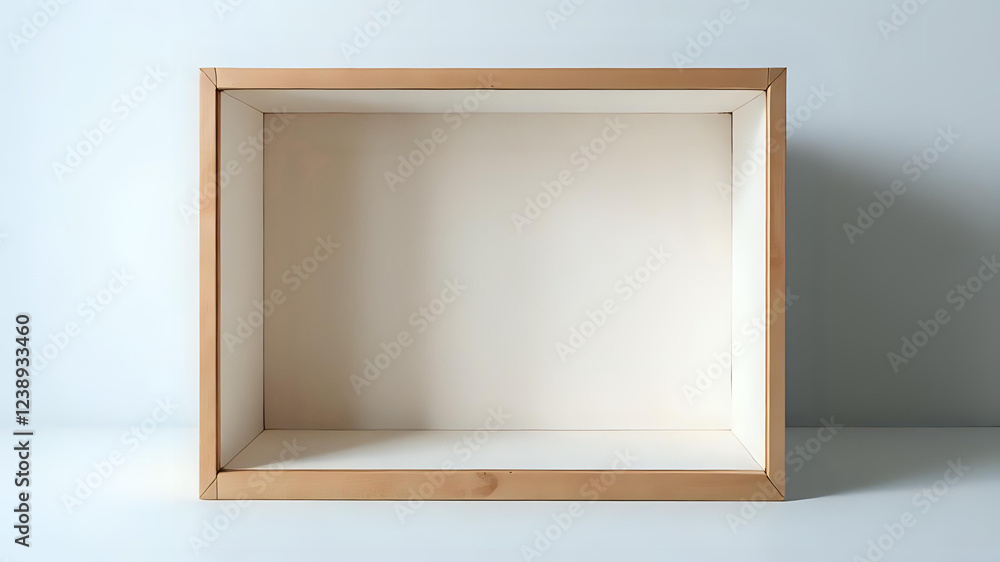 an empty, open cardboard box, made of honeycomb structured cardboard, against a neutral background an empty, open cardboard box, made of honeycomb structured cardboard, against a neutral background