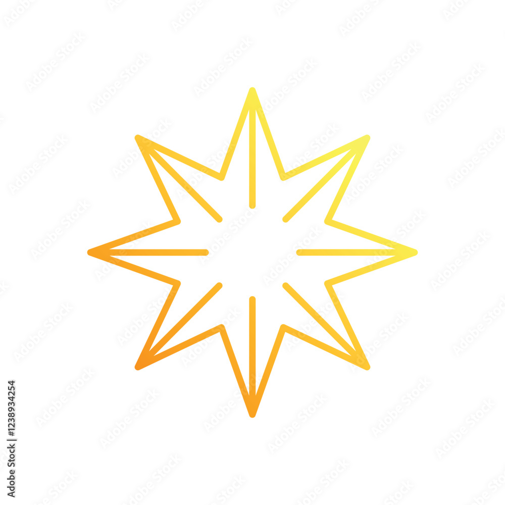 Star vector icon Star vector icon