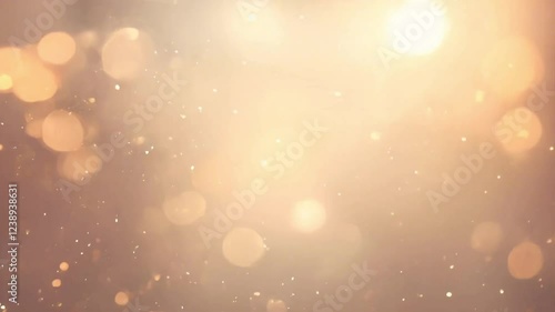 Video of cream blurry festival lights and bokeh, Abstract background 