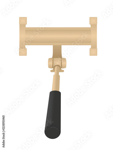 Selfie stick monopod. vector illustration
