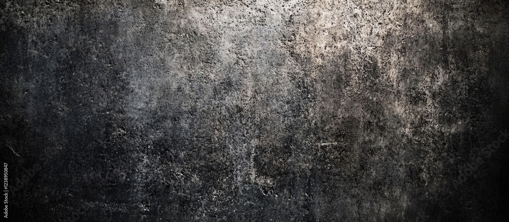 Obraz premium Abstract textured background of dark weathered concrete surface with cracks and stains suitable for various design applications Copy Space