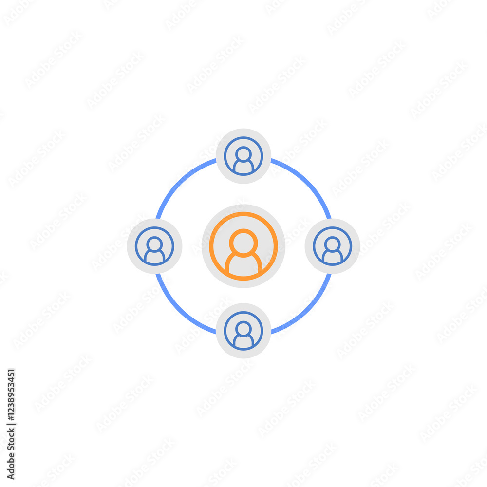 global collaboration, virtual team, global network, social connection design vector illustration global collaboration, virtual team, global network, social connection design vector illustration