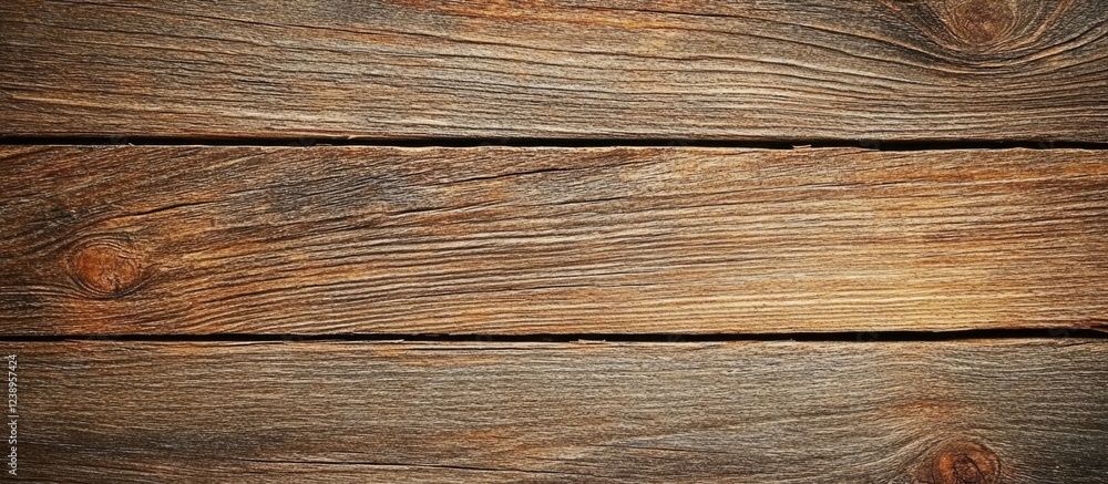 Naklejka premium Wooden planks background with natural texture and grain detail suitable for various design applications Copy Space