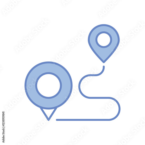 Route vector icon