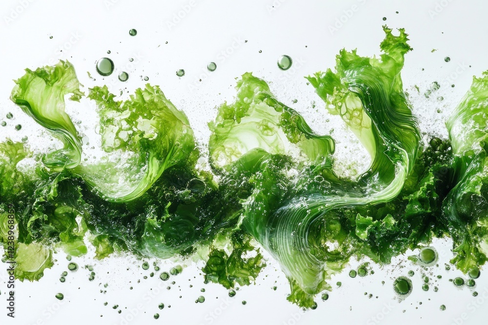 Vibrant fresh seaweed salad showcases unique textures and colors, perfect for enhancing dishes or as a healthy side option in meals Vibrant fresh seaweed salad showcases unique textures and colors, perfect for enhancing dishes or as a healthy side option in meals