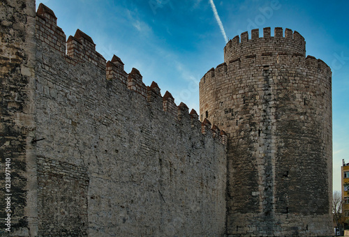 Canvas Print yedikule castle in istanbul