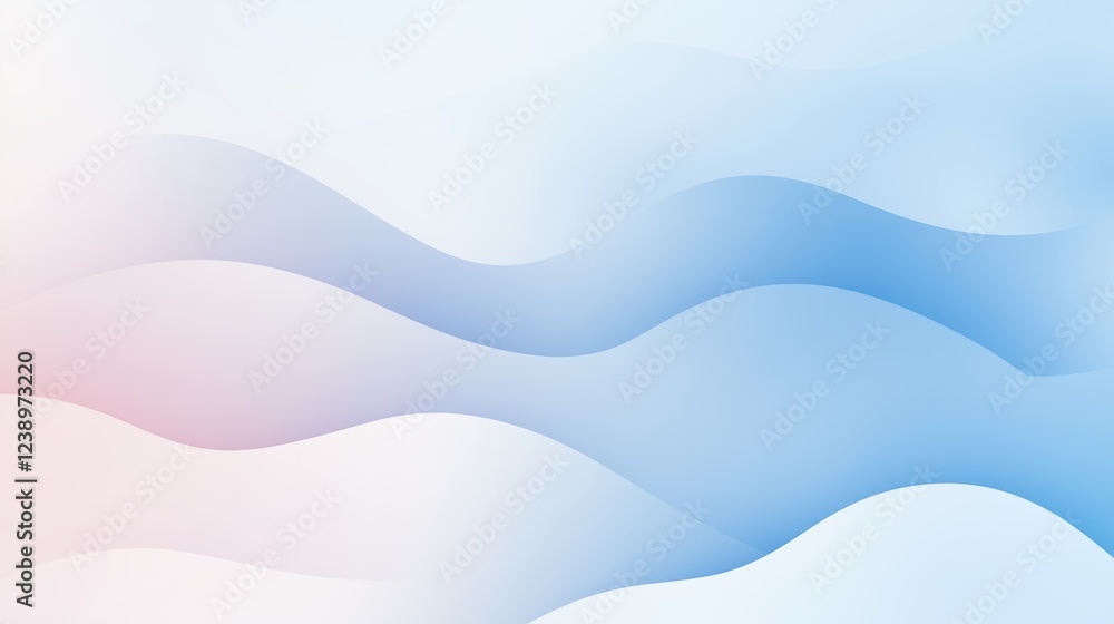 Soft blue and pink waves creating a pastel colored abstract background Soft blue and pink waves creating a pastel colored abstract background