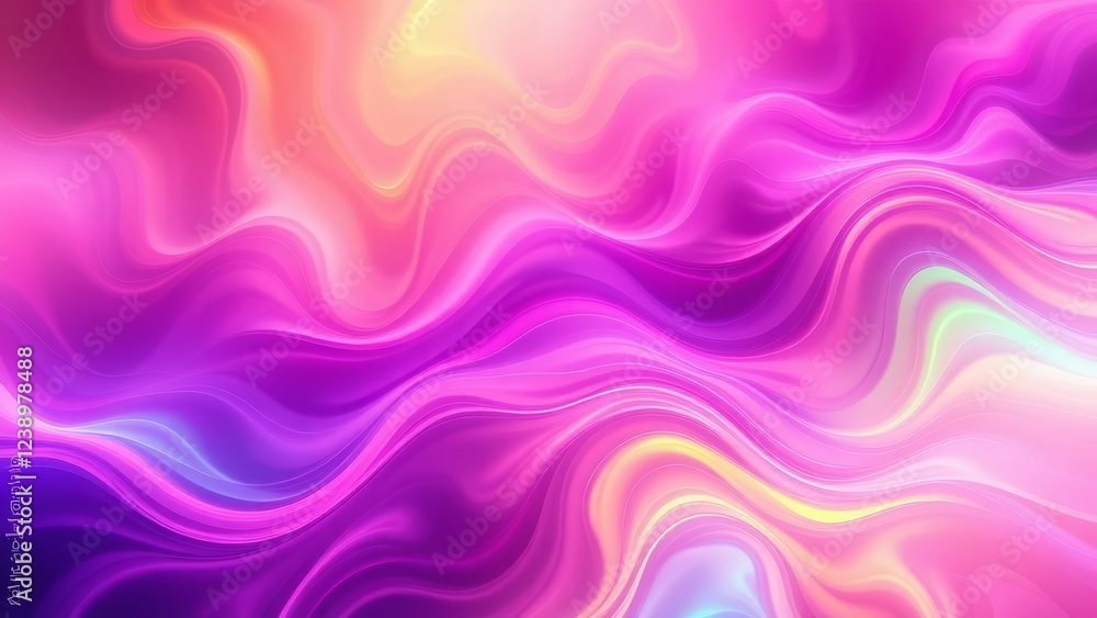 Obraz premium Abstract Colorful Liquid Waves Background � Energetic Flow