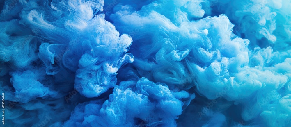 Blue abstract smoke texture in artistic swirling pattern with soft gradients and heavy density, suitable for backgrounds, Copy Space Blue abstract smoke texture in artistic swirling pattern with soft gradients and heavy density, suitable for backgrounds, Copy Space