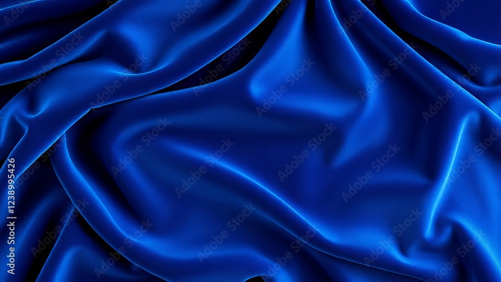 Majestic Deep Blue Velvet Fabric Texture � Opulent Cloth Background Majestic Deep Blue Velvet Fabric Texture � Opulent Cloth Background