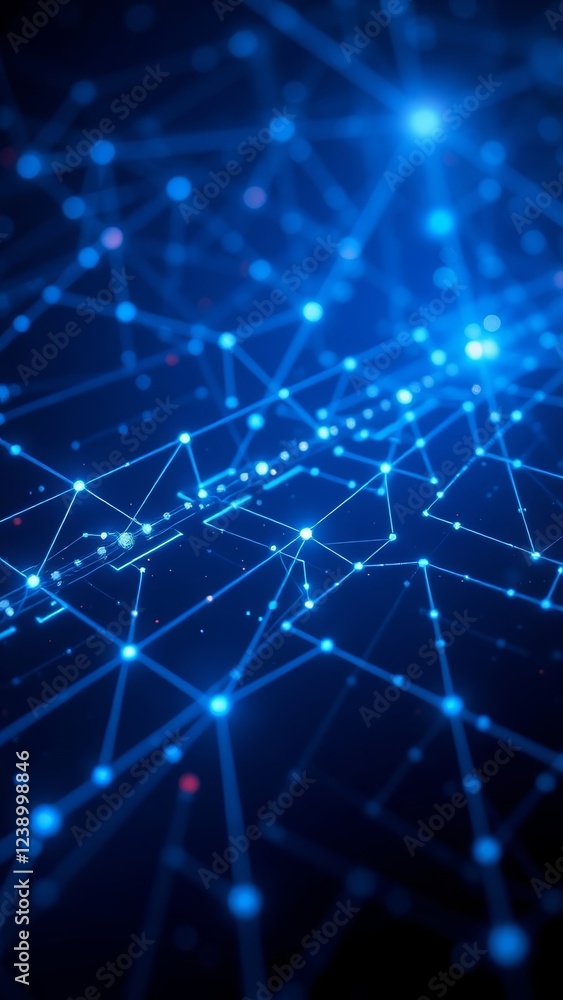 Abstract Network Design - Futuristic Technology � Digital Link Background Abstract Network Design - Futuristic Technology � Digital Link Background