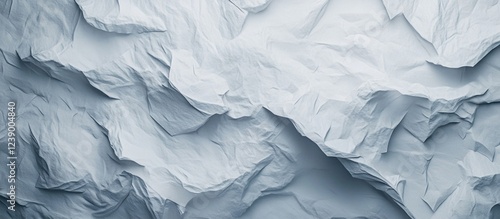 Wallpaper Mural Textured backdrop of crumpled light blue paper with soft folds and shadows, ideal for backgrounds, abstract designs and copy space. Torontodigital.ca