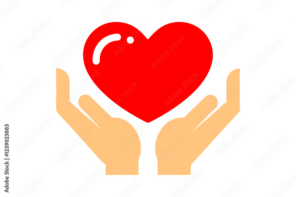heart and hands icon vector illustration , heart in hand logo, doctor logo vector illustration , logo design heart and hands icon vector illustration , heart in hand logo, doctor logo vector illustration , logo design