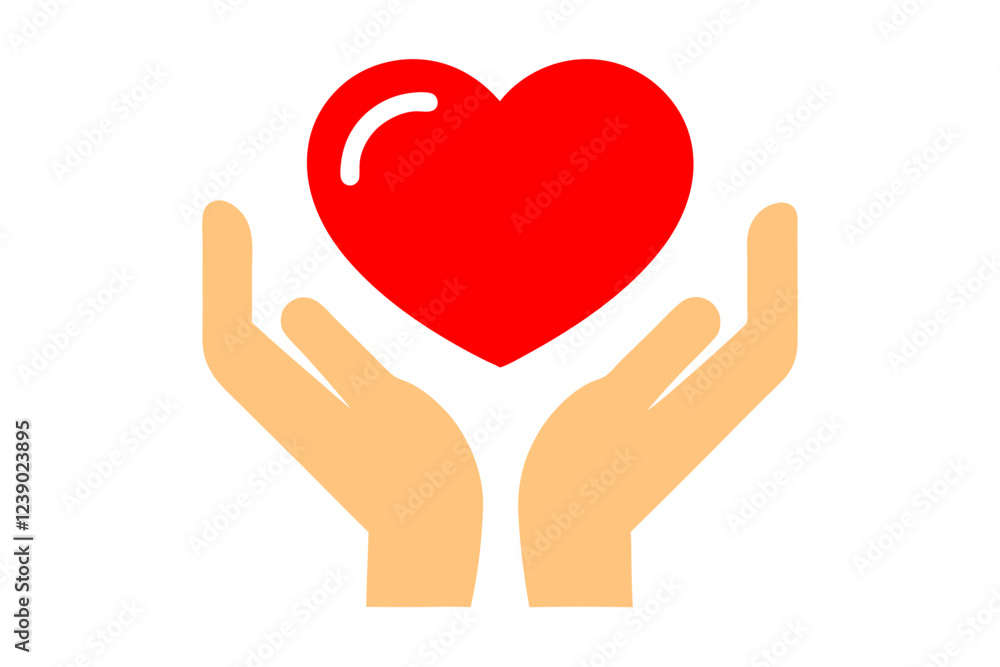heart and hands icon vector illustration , heart in hand logo, doctor logo vector illustration , logo design heart and hands icon vector illustration , heart in hand logo, doctor logo vector illustration , logo design