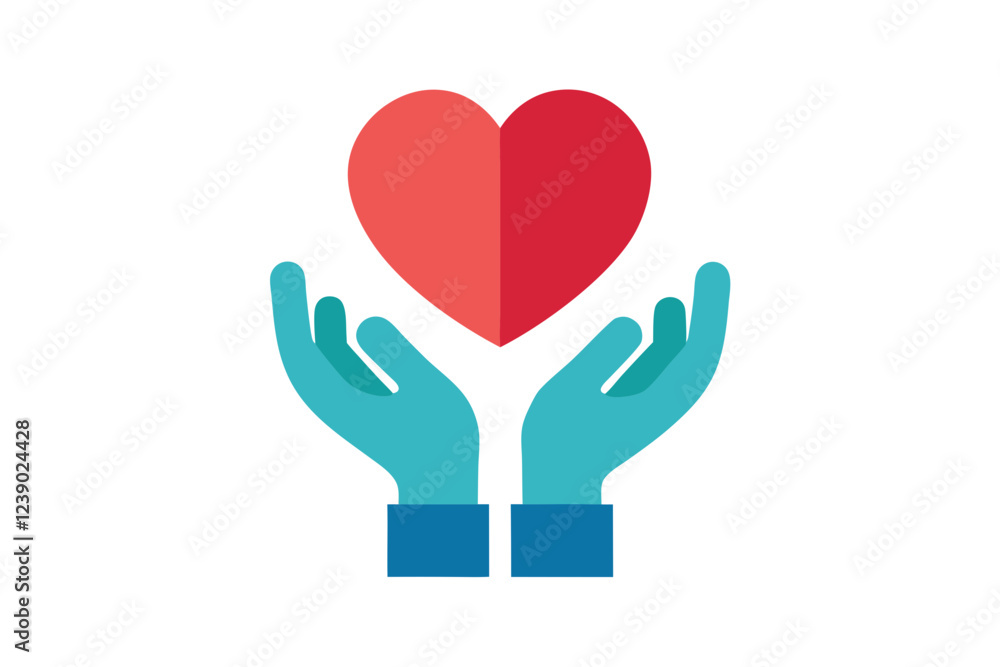 heart and hands icon vector illustration , heart in hand logo, doctor logo vector illustration , logo design heart and hands icon vector illustration , heart in hand logo, doctor logo vector illustration , logo design