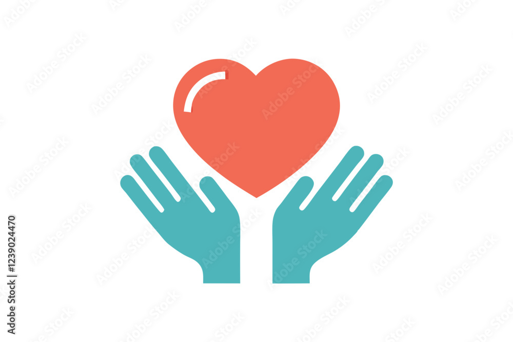 heart and hands icon vector illustration , heart in hand logo, doctor logo vector illustration , logo design heart and hands icon vector illustration , heart in hand logo, doctor logo vector illustration , logo design