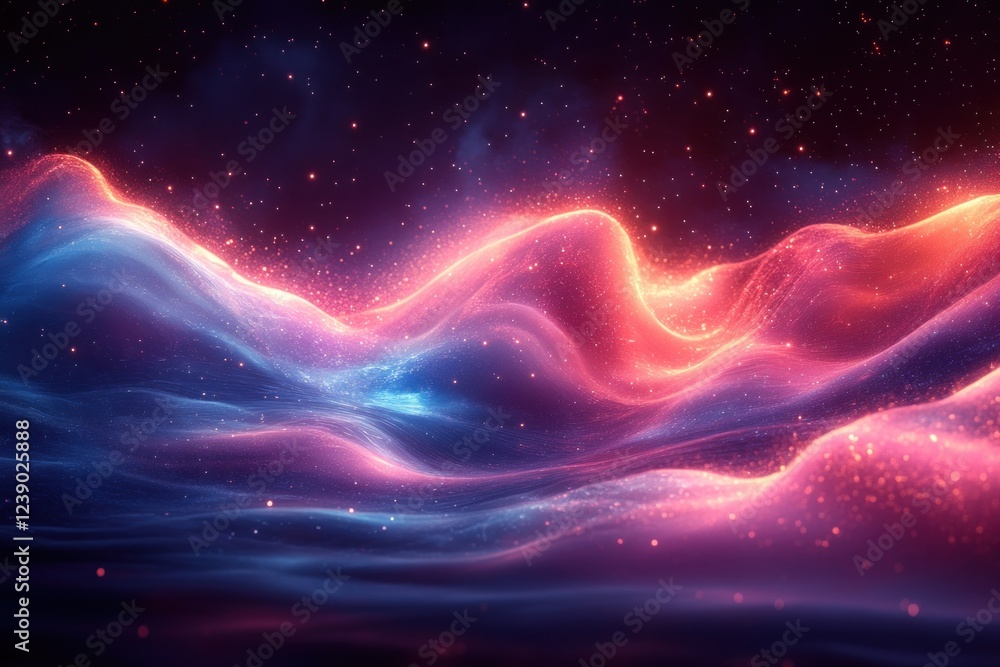 abstract neon background glowing waves blue pink light ultraviolet futuristic abstract neon background glowing waves blue pink light ultraviolet futuristic