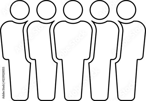 Group of people icons. Team icons set. People. Employee people group icon team staff. User profile symbol. Group of people or group of users. Persons symbol. Vector illustration