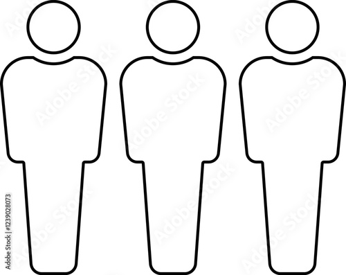 Group of people icons. Team icons set. People. Employee people group icon team staff. User profile symbol. Group of people or group of users. Persons symbol. Vector illustration