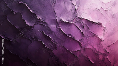 Wallpaper Mural A bold 3D abstract artwork with a grainy purple texture fading from light orchid to dark wine, creating a dramatic and luxurious effect Torontodigital.ca