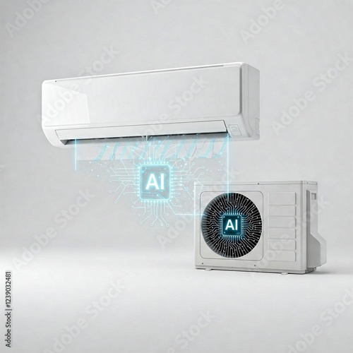 Air conditioner with Ai technology  photo