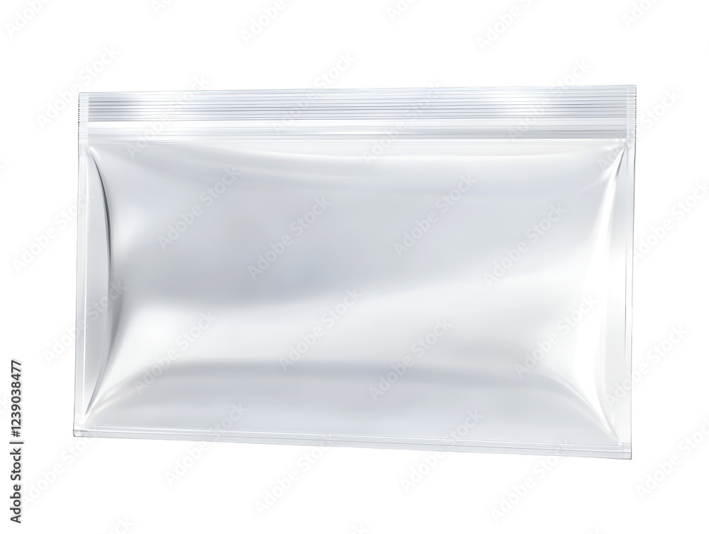 Clear plastic zipper pouch bag with a resealable closure, isolated on transparent background, PNG, cut out Clear plastic zipper pouch bag with a resealable closure, isolated on transparent background, PNG, cut out