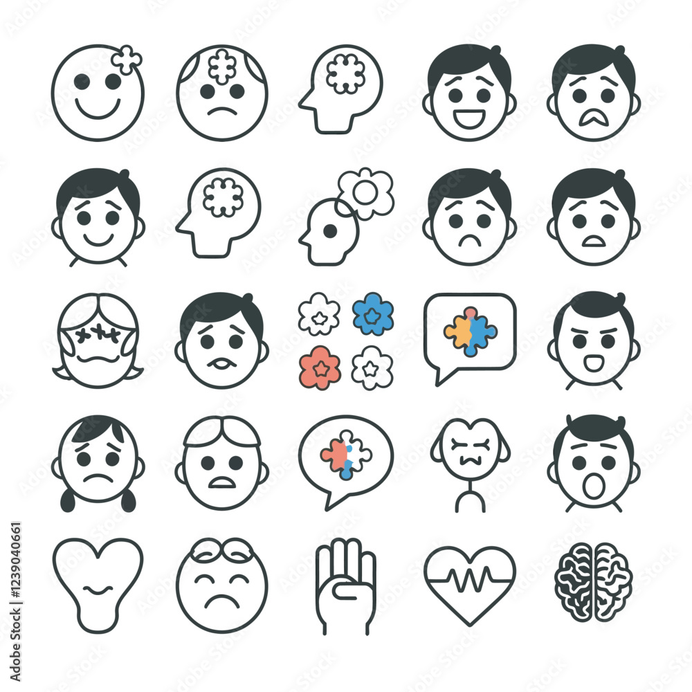 Would you like more variations of autism icons, such as the neurodiversity infinity symbol or hand-drawn puzzle pieces? Let me know your specific needs. Would you like more variations of autism icons, such as the neurodiversity infinity symbol or hand-drawn puzzle pieces? Let me know your specific needs.