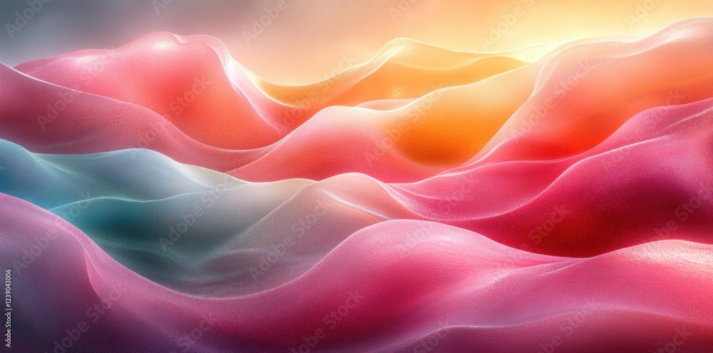 Obraz premium Vintage Flyer Design Template with Abstract Circle Pattern and Geometric Lines for Music Events