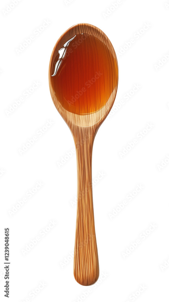Maple syrup in a wooden spoon on a transparent background, suitable for sweetener advertising, breakfast visuals, or product branding Maple syrup in a wooden spoon on a transparent background, suitable for sweetener advertising, breakfast visuals, or product branding