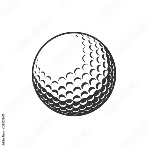 Golf ball for golf course or golf competition logo