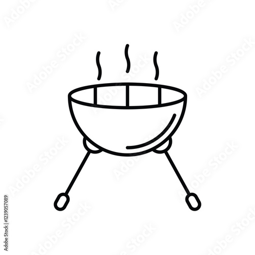 Bbq Grill vector icon