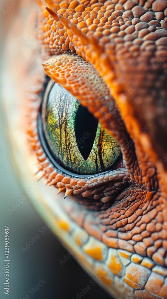 Fototapeta premium An Extreme Close-Up of a Fox Eye in Ultra HD Quality Animal Wallpaper