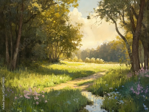 Meadows provide open, soothing visuals.