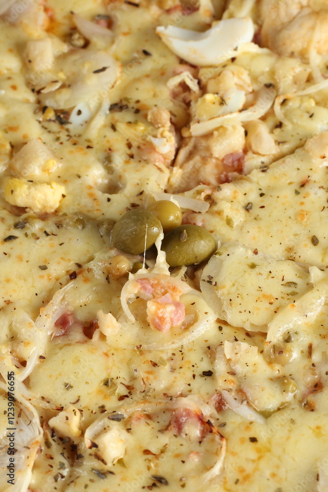 Pizza com sabores diversos Pizza com sabores diversos
