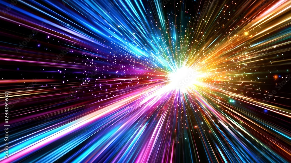 Hand-Edited Background Illustrating Cosmic Phenomena Hand-Edited Background Illustrating Cosmic Phenomena