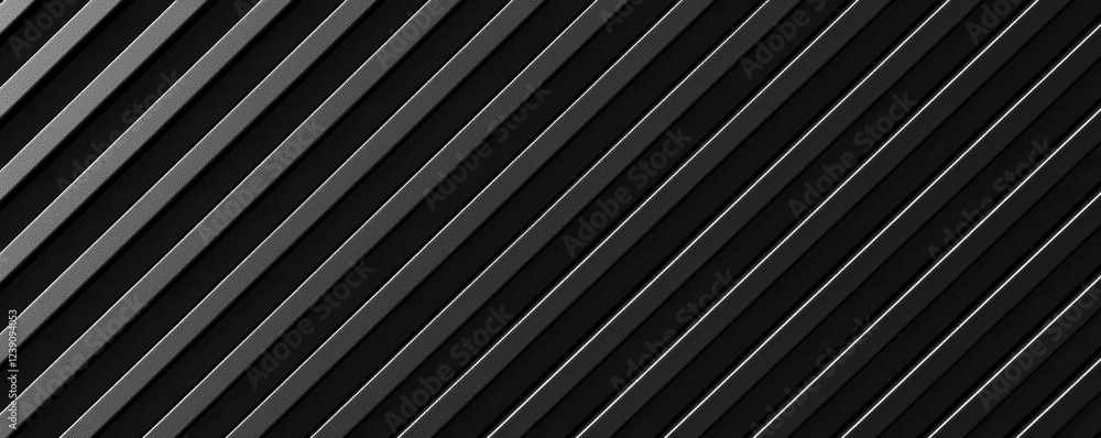 Minimalistic black and gray gradient with fine diagonal stripes, ideal for tech-inspired or corporate designs